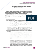 Leyes de Interés en El Campo de La Bioética