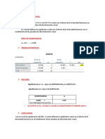 Estadística Inferencial - Tabla de Interpretaciones