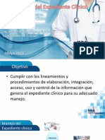 Manejo Del Expediente Clinico Nom-004-Ssa3-2012