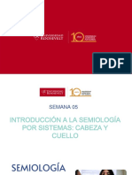 Sesión 05 - Introducción A La Semiología Por Sistemas Cabeza y Cuello