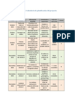 Crit C Calendario Del Proyecto