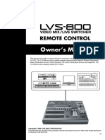 LVS-800 Remote E01