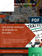 Estrategias de Desarollo de Mercado-Mercadotecnia