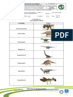 9°-Ciencias Naturales-Taller N1 - P2-Los Dinosaurios