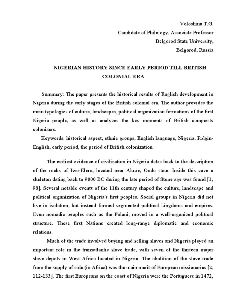 HISTORY OF EDUCATION IN NIGERIA PDF NOTES visual data 6