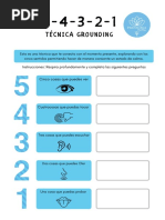 5 4 3 2 1 Grounding Technique | PDF | Relaciones personales, crianza y ...