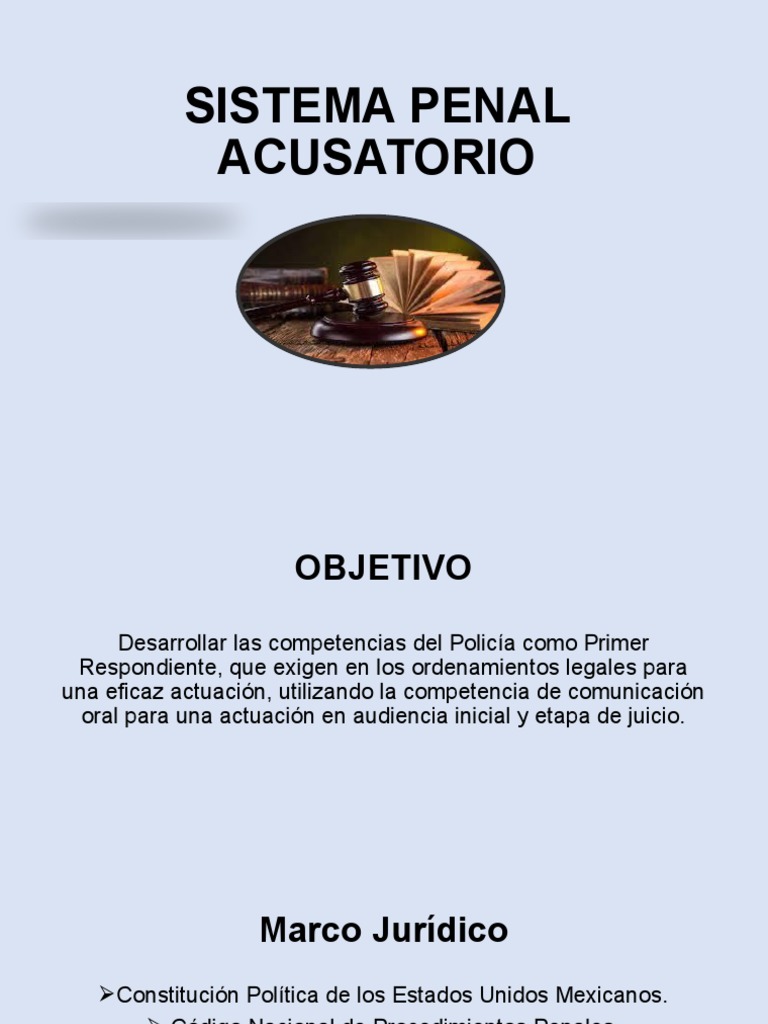 Sistema Penal Acusatorio en México | PDF | Procedimiento Criminal ...