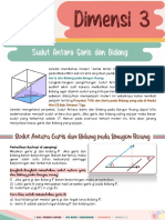 Pertemuan 25 - Dimensi 3 - Sudut Antara Garis Dan Bidang