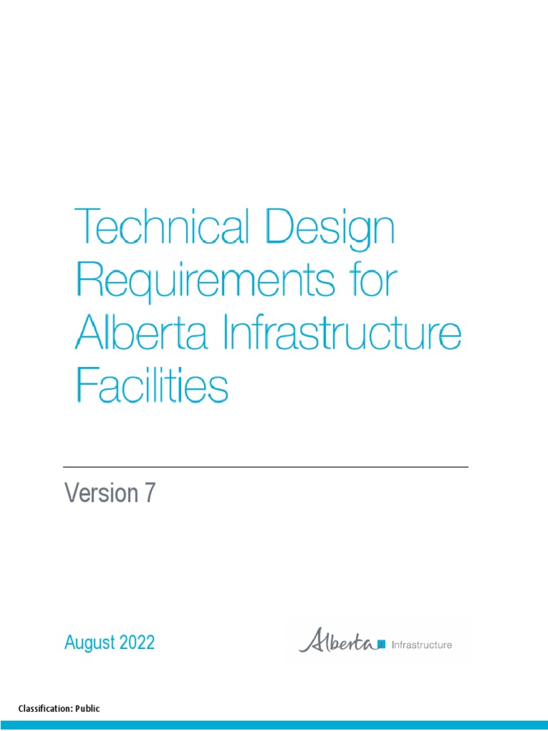 ALBERTA INFRASTRUCTURE TECHNICAL DESIGN REQUIREMENTS VERSION 8 visual data 5