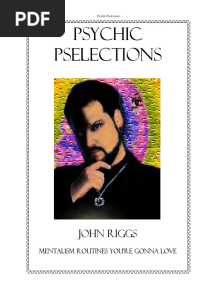 John Riggs - Psychic Pselections