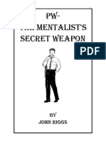 John Riggs - The Mentalists Secret Weapon