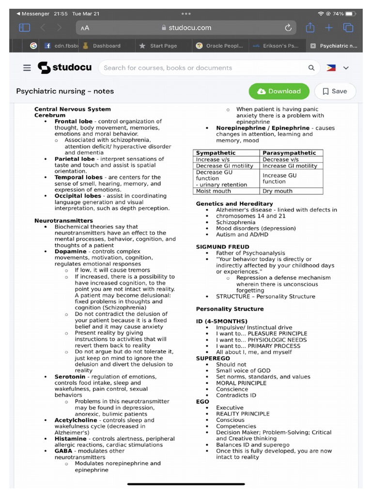 Psych Notes | PDF