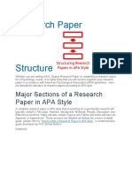 Research Paper Structure