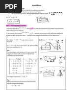 20-1 U1L8 - Factoring Review