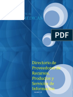 Directorio de Proveedores 20121