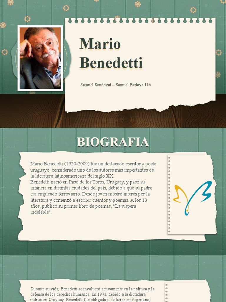 Mario Benedetti | PDF | Poesía