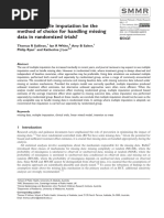 Sullivan Et Al 2018 - Should Multiple Imputation Be The Method of Choice For Handling Missing Data in Randomized Trials