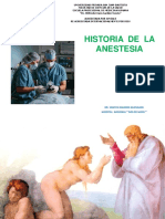 Historia de Anestesia