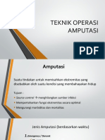 Teknik Operasi Amputasi New