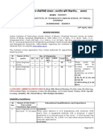 INDIAN INSTITUTE OF TECHNOLOGY DHANBAD (IIT DHANBAD) Job 152