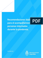 Recomendaciones Bioeticas Acompanamiento Personas Internadas Pandemia