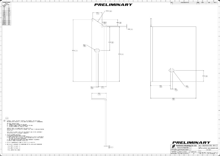 Baffle Support Specification Document | PDF | Building Engineering ...