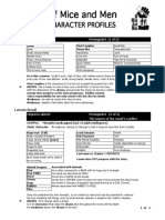 Character Profiles OMAM