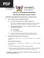 Diploma Requirements 2021 2022 AY