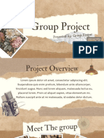 Brown Scrapbook Vintage Group Project Presentation