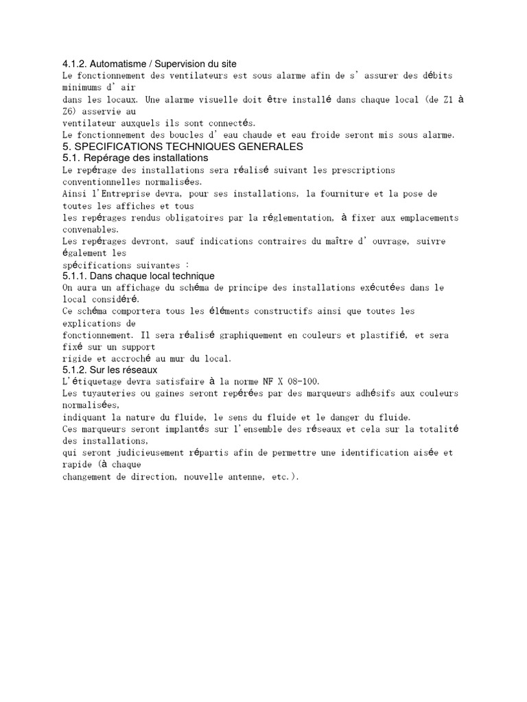 Régulation HVAC PDF