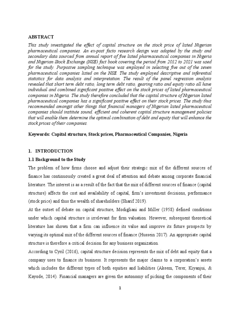 effect-of-capital-structure-on-performance-of-listed-pharmaceutical