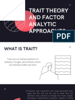 Trait Theory and Factor Analytic Approaches