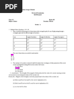 Pre Board - Science - Class 10 QP