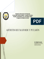 Artritis Reumatoide y Pulmon