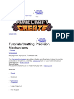 Crafting Precision Mechanism Create