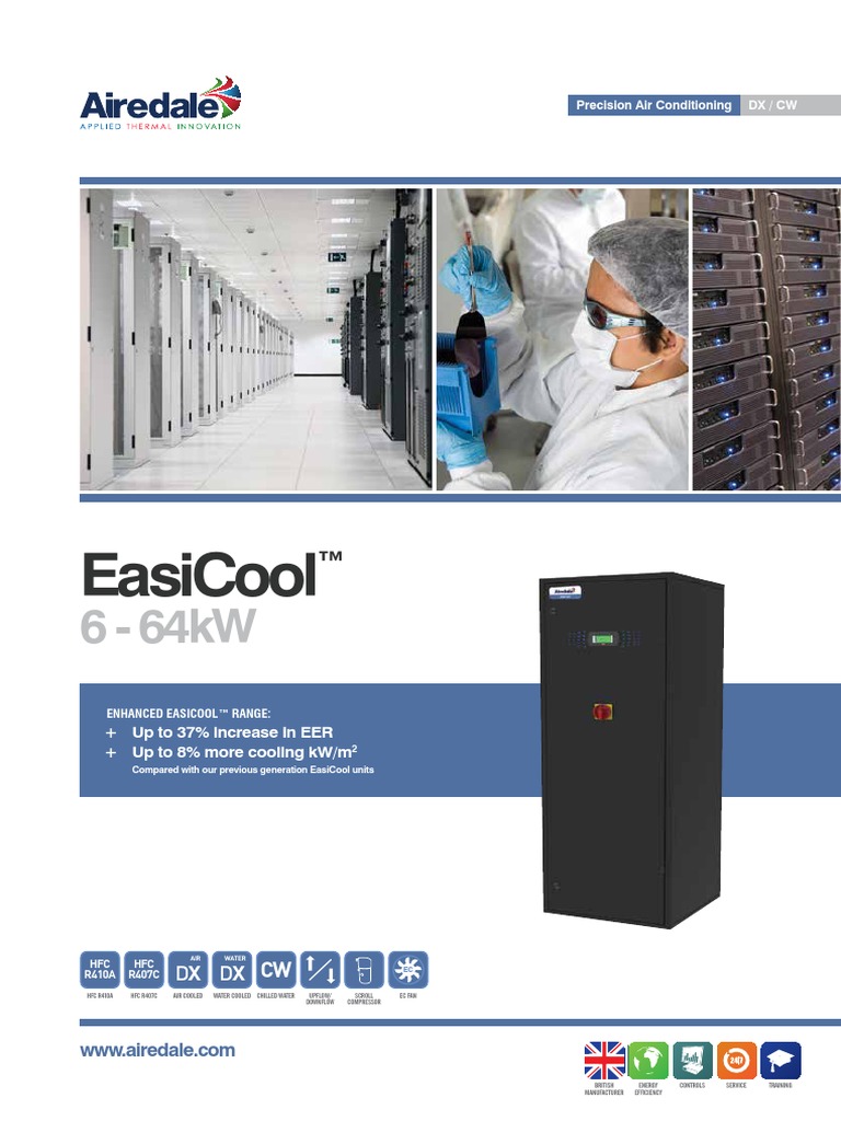 Easicool: DX / CW Precision Air Conditioning | PDF | Air Conditioning ...