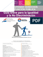 Guía Breve para La Igualdad y La No Discriminación - SECRETARIA DE LA FUNCION PUBLICA - PRESIDENCIA DE LA REPUBLICA DEL PARAGUAY - PortalGuarani