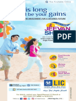 LIC S New Jeevan Shanti Sales Brochure