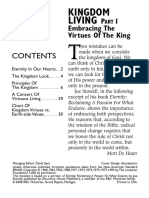 Kingdom Living Part 1 Embracing The Virtues of The King