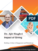 Dr. Ajit Singhvi Impact of Giving Report