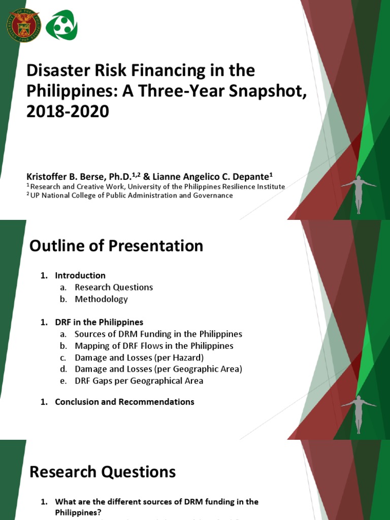 DRF Funding Gaps in the Philippines | PDF | Economies