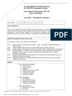 CCMA4001 Quantitative Analysis I v1 PDF