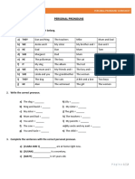 Personal Pronouns