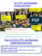 How Are Eid Ul Fitr and Ramadan Celebrated and Why?: What Religion Are These People?