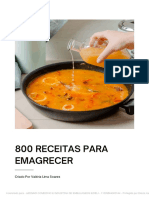 Ebook 800 Receitas para Emagrecer