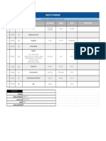 Prayer Meeting Program Flow - XLSX Night of Worship