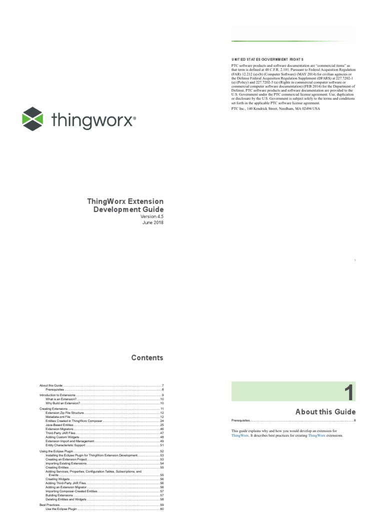 ThingWorx Extension Development Guide 1 PDF Method