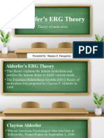 Alderfer's ERG Theory