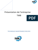 Présentation de L'entreprise TMB: Technique Maintenance Belfkih