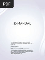 Samsung BU8000 TV Manual